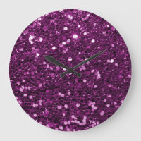 Purple Faux Glitter Sparkles