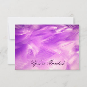 Purple Feathers_ Invitation
