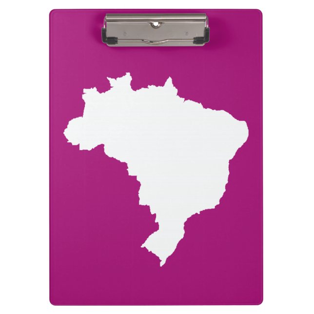 Purple Festive Brazil at Emporio Moffa Clipboard (Front)