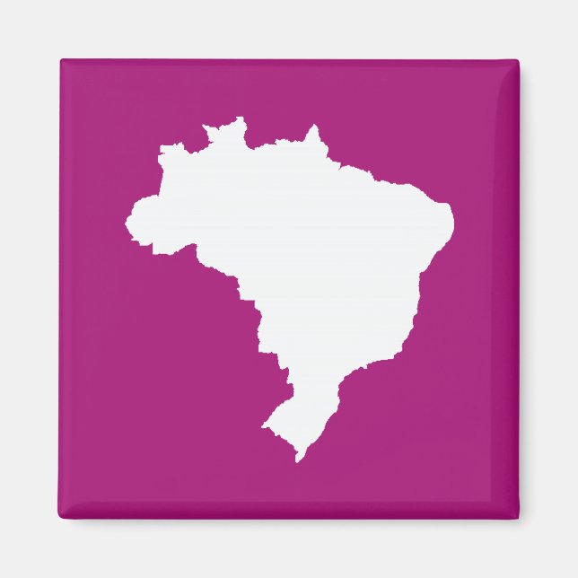 Purple Festive Brazil at Emporio Moffa Magnet (Front)