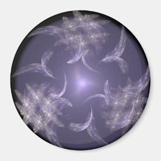 Purple Filigree Magnet