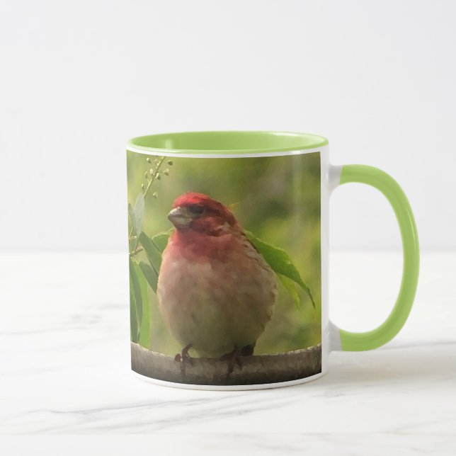 Purple Finch Mug (Right)