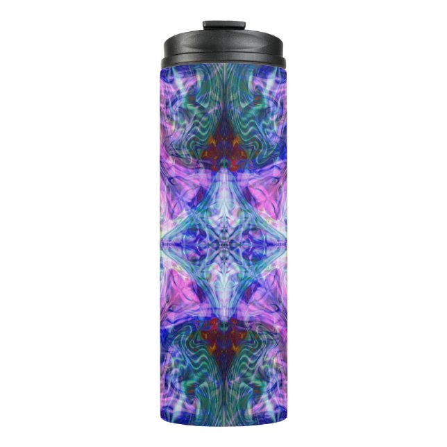 Purple Fire Vapours Thermal Tumbler (Front)