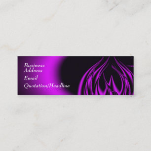 Purple Flame Mini Business Card
