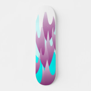 Purple Flame Skateboard