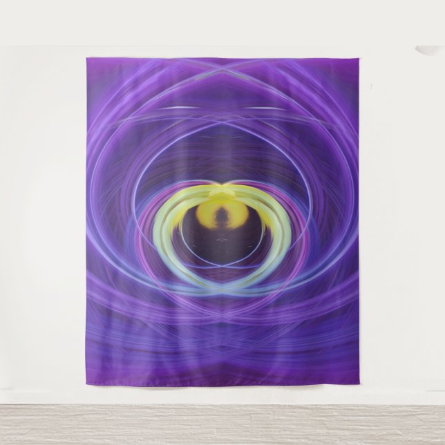 purple flame tapestry (Front)