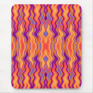Purple Flames Mouse Pad
