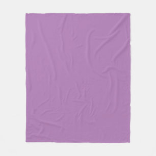 Purple Fleece Blanket Soft Cosy Minimalist Throw