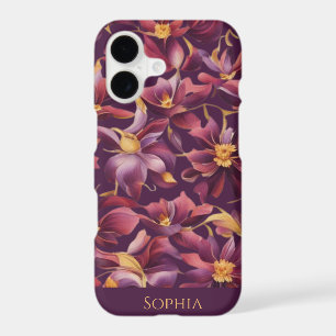 Purple Floral-