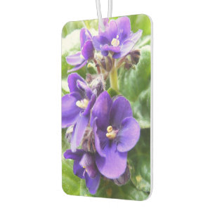 Purple Floral Car Air Freshener
