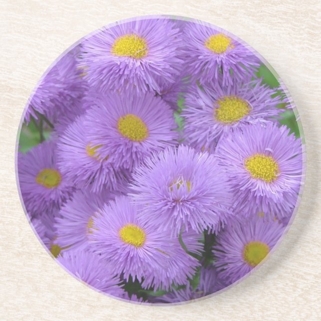 Purple Floral Coaster (Front)