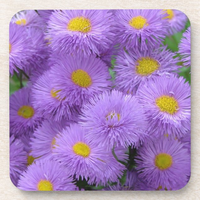 Purple Floral Coaster (Front)