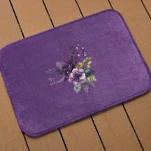 Purple Floral Design Purple