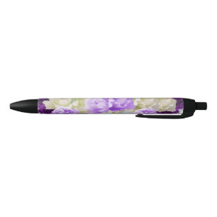 Purple Floral Ink Pen