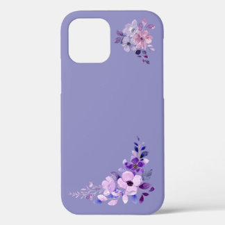 Purple Floral iPhone Case