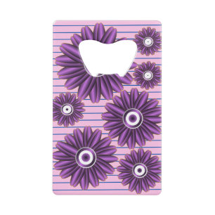 Purple Floral Pattern Modern Abstract Flower Desig