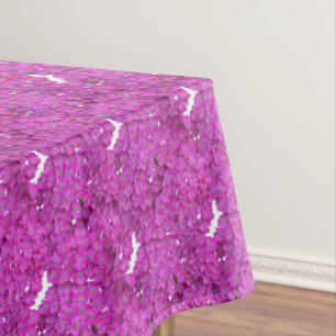 Purple floral pattern. tablecloth