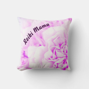 Purple floral Reiki Mama Cushion