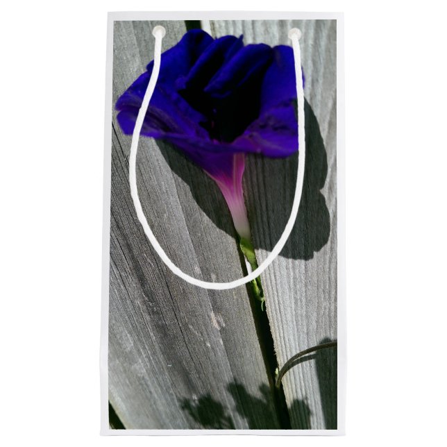 Purple Floral Small Gift Bag (Front)