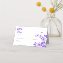 Purple Floral Wedding