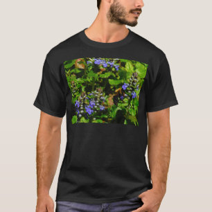 Purple Flower and Bumble Bee T-Shirt