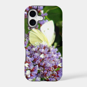 Purple Flower and Butterfly