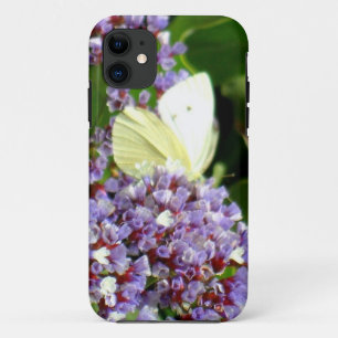 Purple Flower and Butterfly iPhone 11 Case