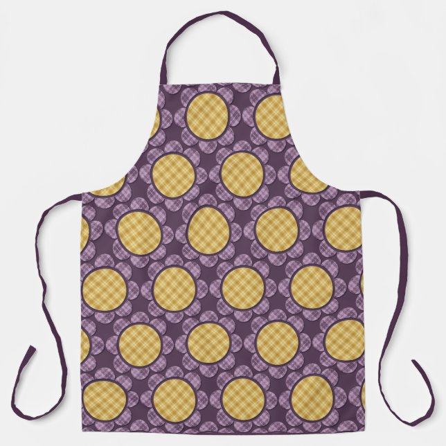 Purple Flower Apron (Front)
