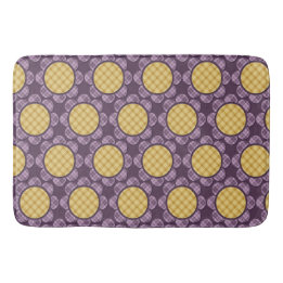 Purple Flower Bath Mat