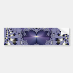 Purple Flower Bumper Sticker