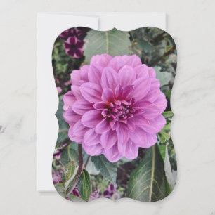 Purple Flower Card 