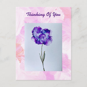 Purple Flower Card