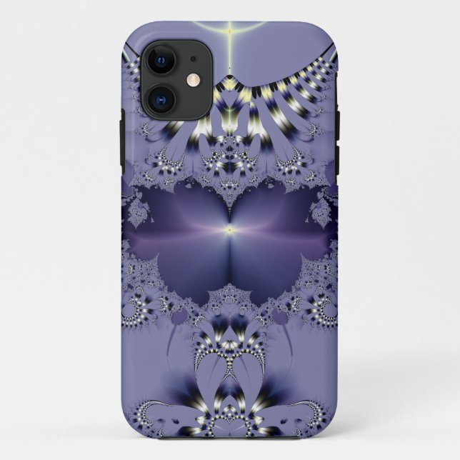 Purple Flower Case-Mate iPhone Case (Back)