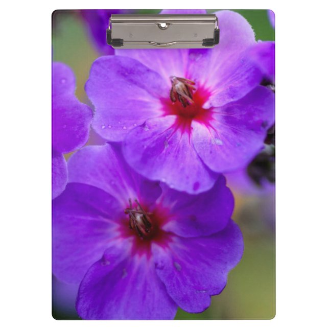 Purple flower clipboard (Front)