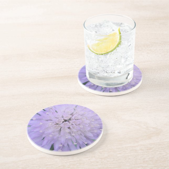 Purple flower coaster (Side)