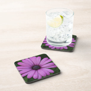 Purple flower coaster