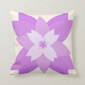Purple Flower Cushion