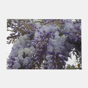 Purple Flower Door Mat
