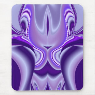 Purple Flower Dream , Abstract Fantasy Rainbow-Art Mouse Pad
