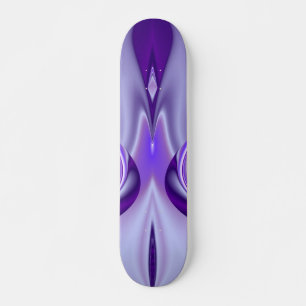 Purple Flower Dream , Abstract Fantasy Rainbow-Art Skateboard
