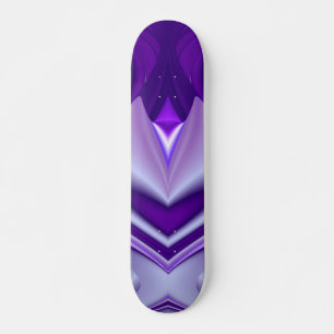 Purple Flower Dream , Abstract Fantasy Rainbow-Art Skateboard