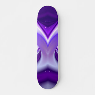 Purple Flower Dream , Abstract Fantasy Rainbow-Art Skateboard