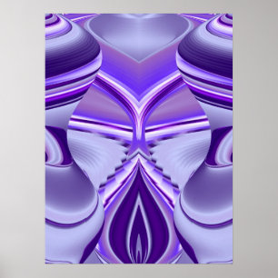 Purple Flower Dream Poster