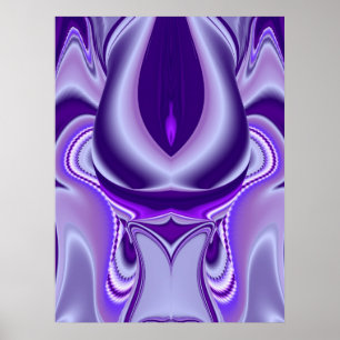 Purple Flower Dream Poster