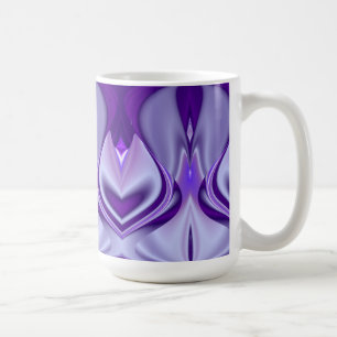 Purple Flower Dreams , Abstract Fantasy RainbowArt Coffee Mug