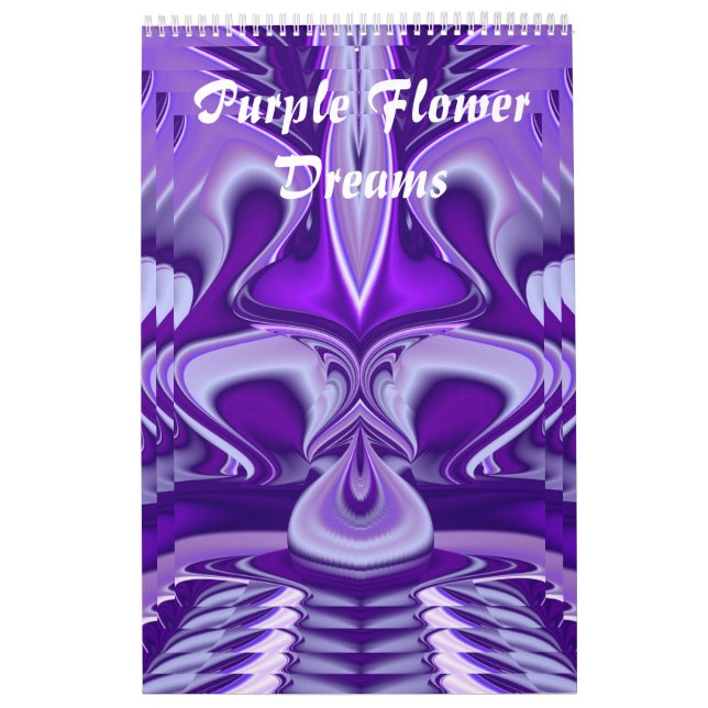 Purple Flower Dreams Calendar (Cover)