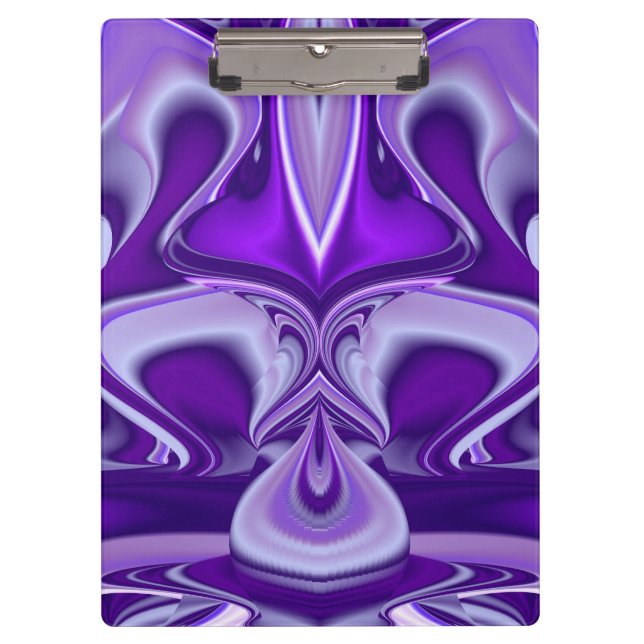 Purple Flower Dreams Clipboard (Front)