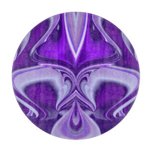 Purple Flower Dreams Cutting Board