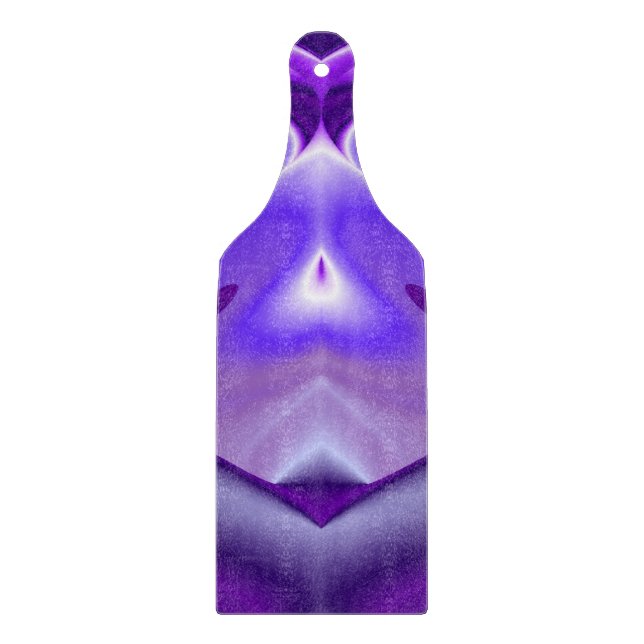 Purple Flower Dreams Cutting Board (Front)
