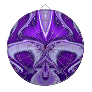 Purple Flower Dreams Dartboard